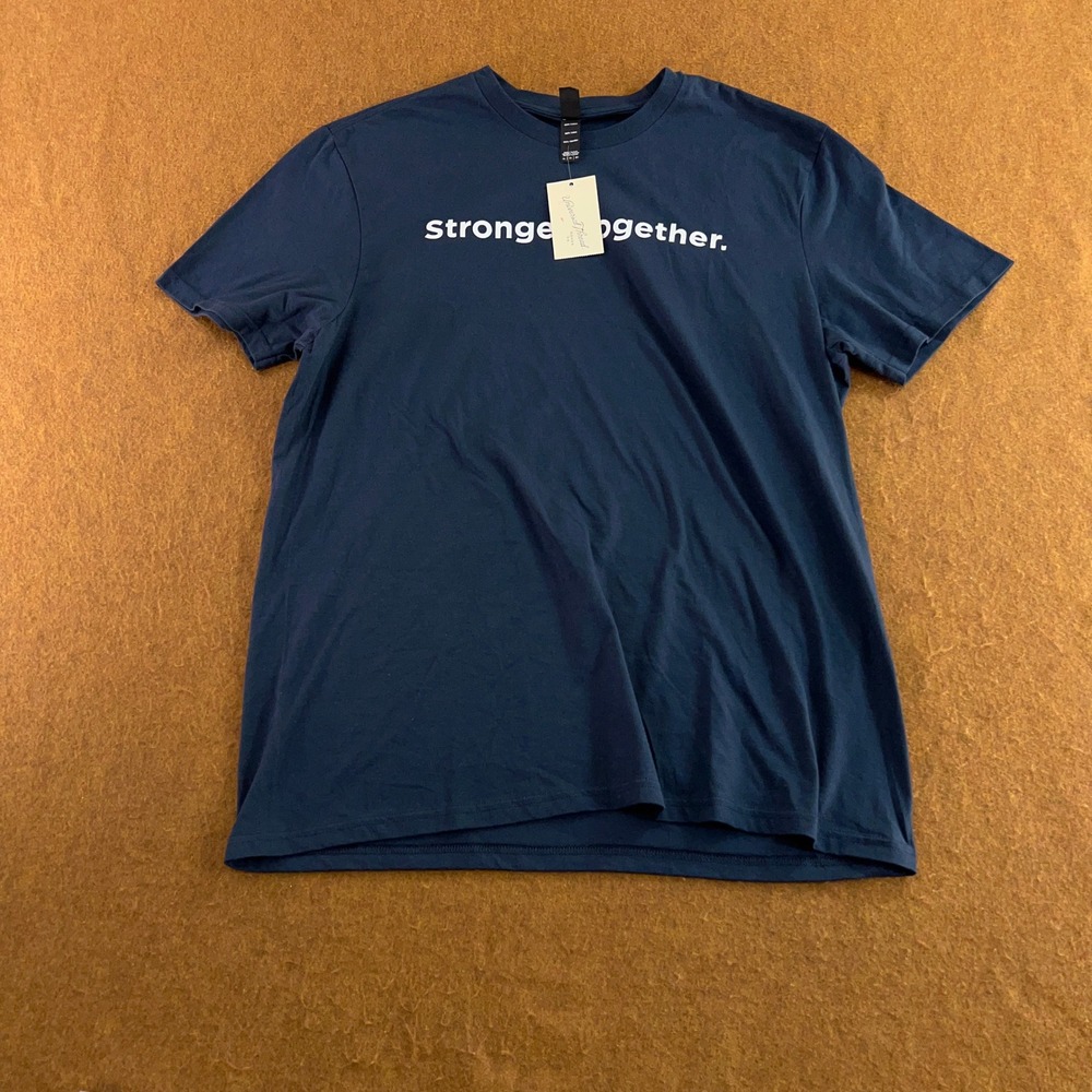 District Mens XL Blue UConn Health Stronger Together Graphic T-Shirt NWT